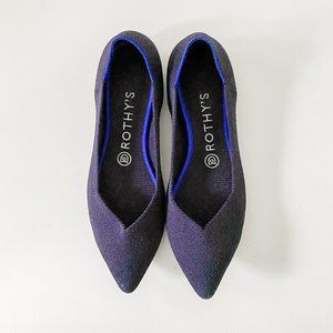 Maritime Navy Point Toe Rothy's Flats